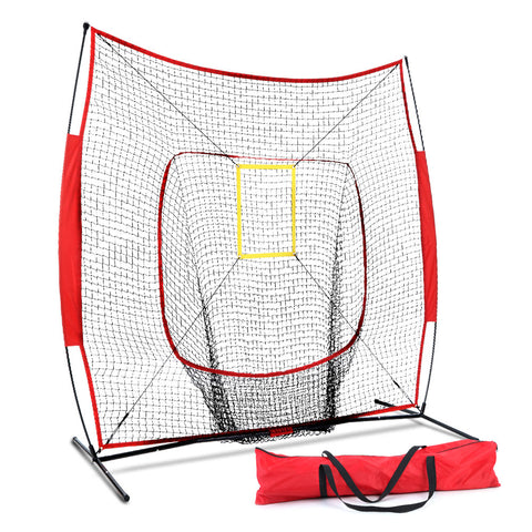 Everfit Portable Baseball Training Net Stand Softball Practice Sports Tennis